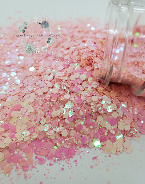 "Of Corset" / Chunky Glitter / Polyester Glitter / Tumbler Glitter / Pink Glitter