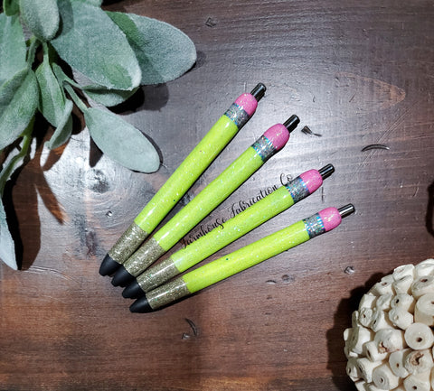 Teacher Pencil Ink Pen / Glitter Pen / Epoxy Glitter Pen