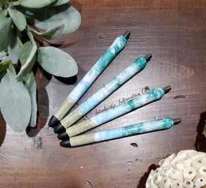 Beach Ink Pen / Glitter Pen / Epoxy Glitter Pen