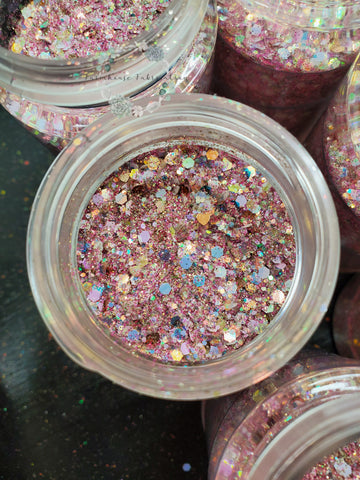 "Bruiser Woods" / Custom Mix / Polyester Glitter / Tumbler Glitter / Pink Glitter