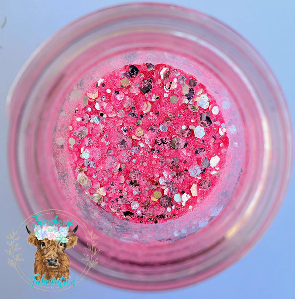 "High Maintenance" / Pastel Glitter / Patel Chunky Glitter / Chunky Mix Glitter / Hot Pink Glitter