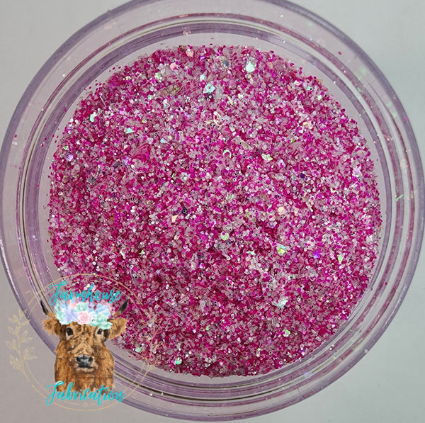 "Tease" / Opal Custom Mix / Polyester Glitter / Tumbler Glitter / Pink Glitter