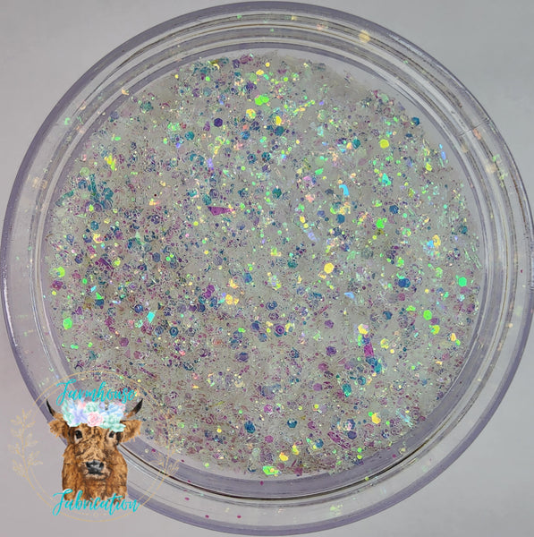 "The Proposal" / Opal Custom Mix / Polyester Glitter / Tumbler Glitter / White Glitter