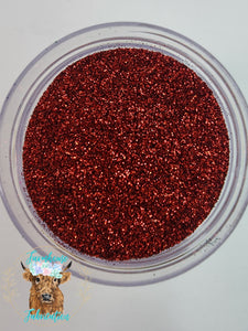 "You Red my Mind" / Metallic Red 1/124 cut Polyester Glitter