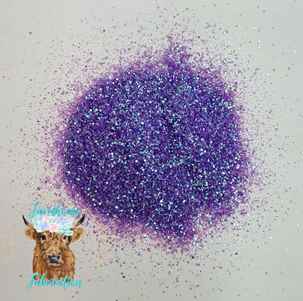 "Spell Book" / Iridescent Purple 1/64 cut Polyester Glitter