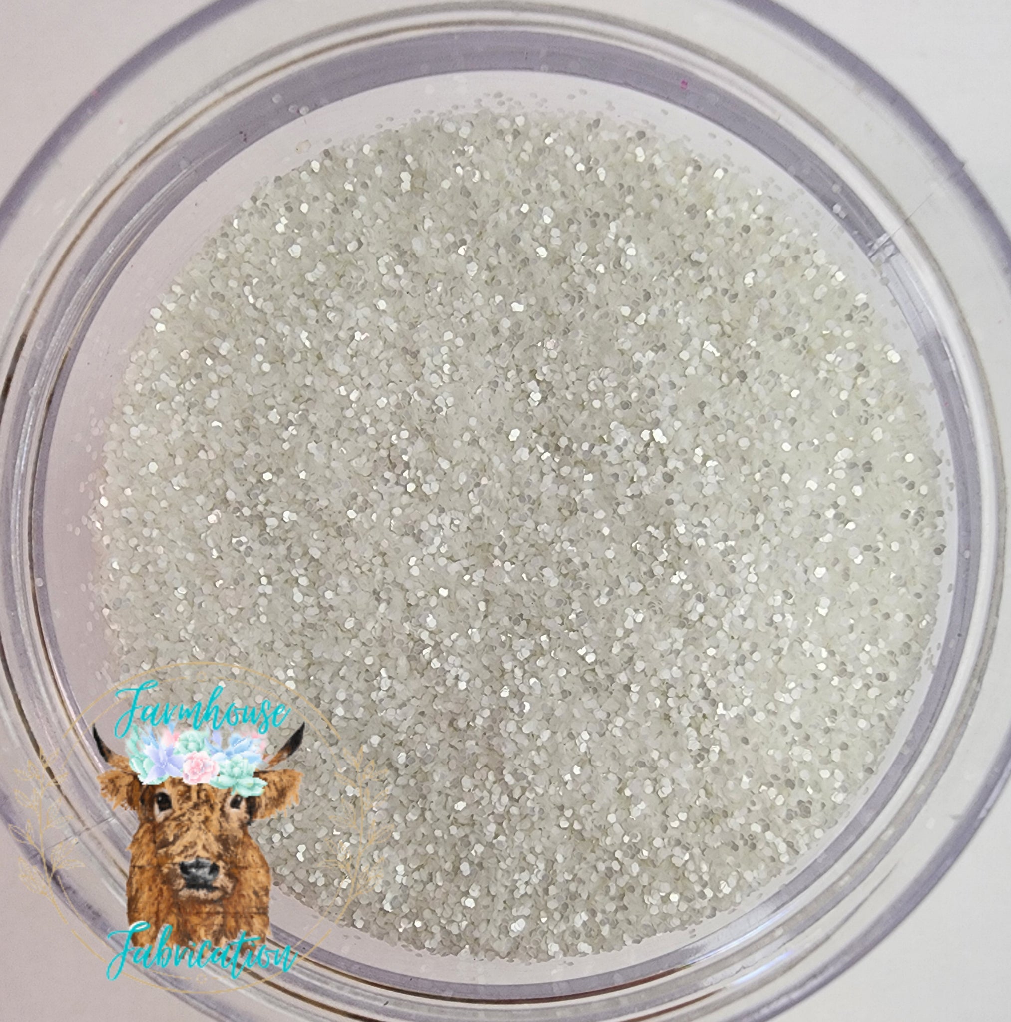 "Sugar Not Salt" / White Pearl Ultra Fine Polyester Glitter