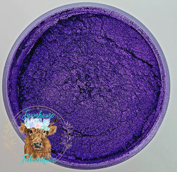 "Main Attraction" Pearl Purple Mica Pigment Powder 10g jars / Mica Powder