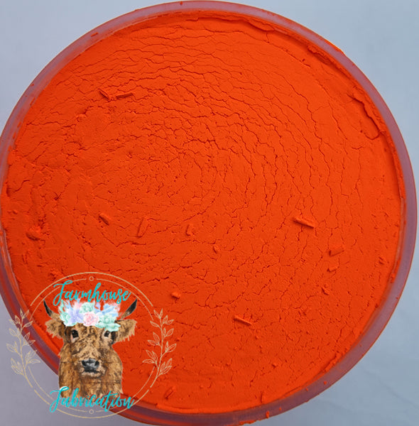 "On Vaca" Neon Orange Mica Pigment Powder 10g jars / Mica Powder