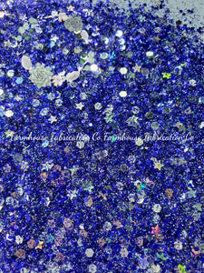"Ursula" / Purple Chunky Glitter / Star Glitter / Tumbler Glitter /Polyester Glitter / Shape Glitter