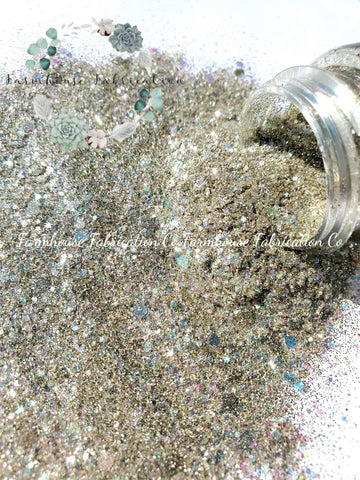 "One Night Sand" / Champaign Custom Mix Polyester Glitter / Chunky Glitter / Tumbler Glitter