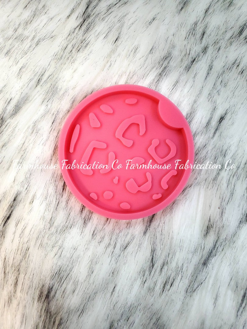 Car Coaster Silicone Mold / Leopard Car Coaster Mold / Cheetah Print Car Mold /  Car Coaster Mold / Epoxy Mold / Resin Mold